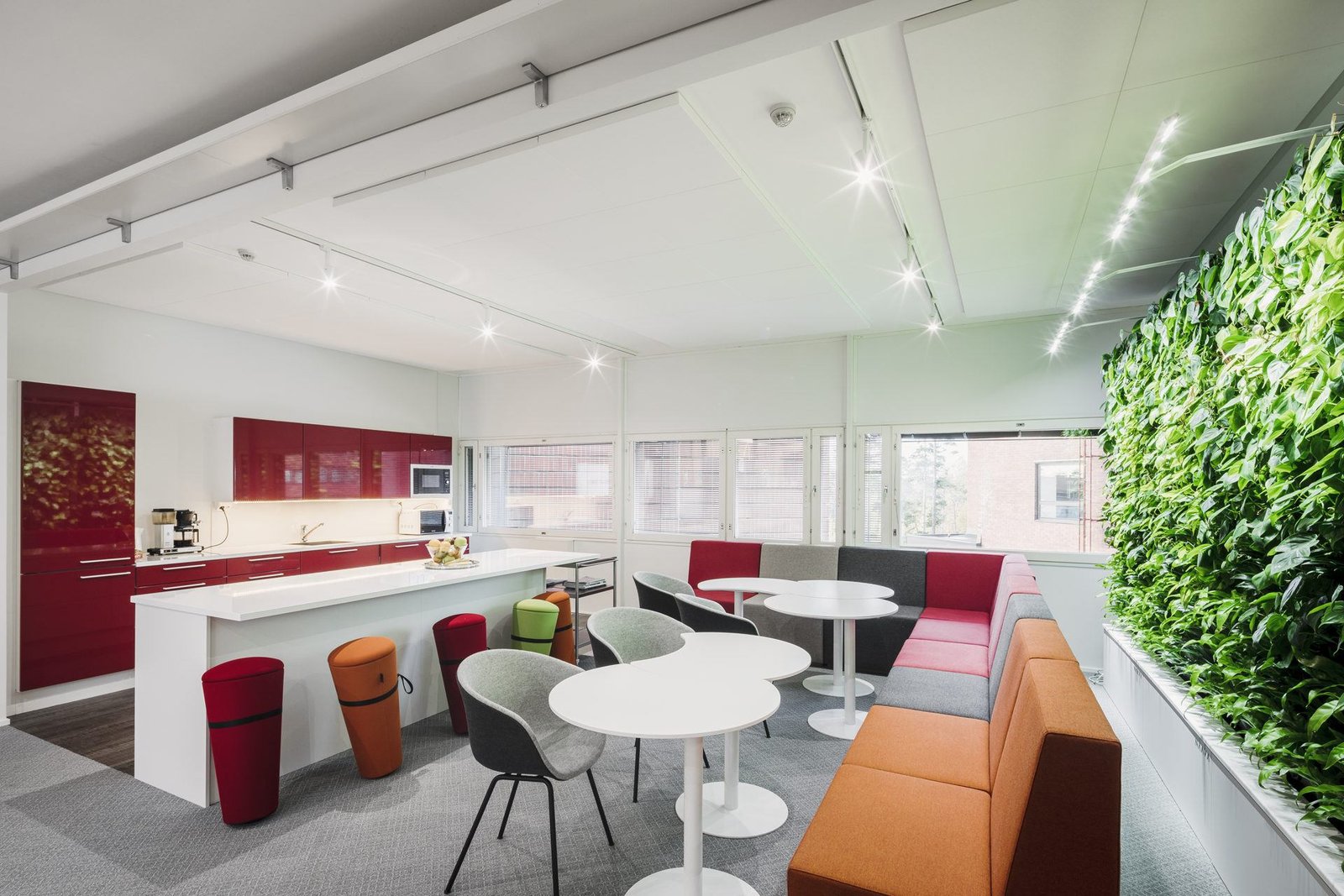 POINT sofas at the office of Variantum - INTO the Nordic Silence