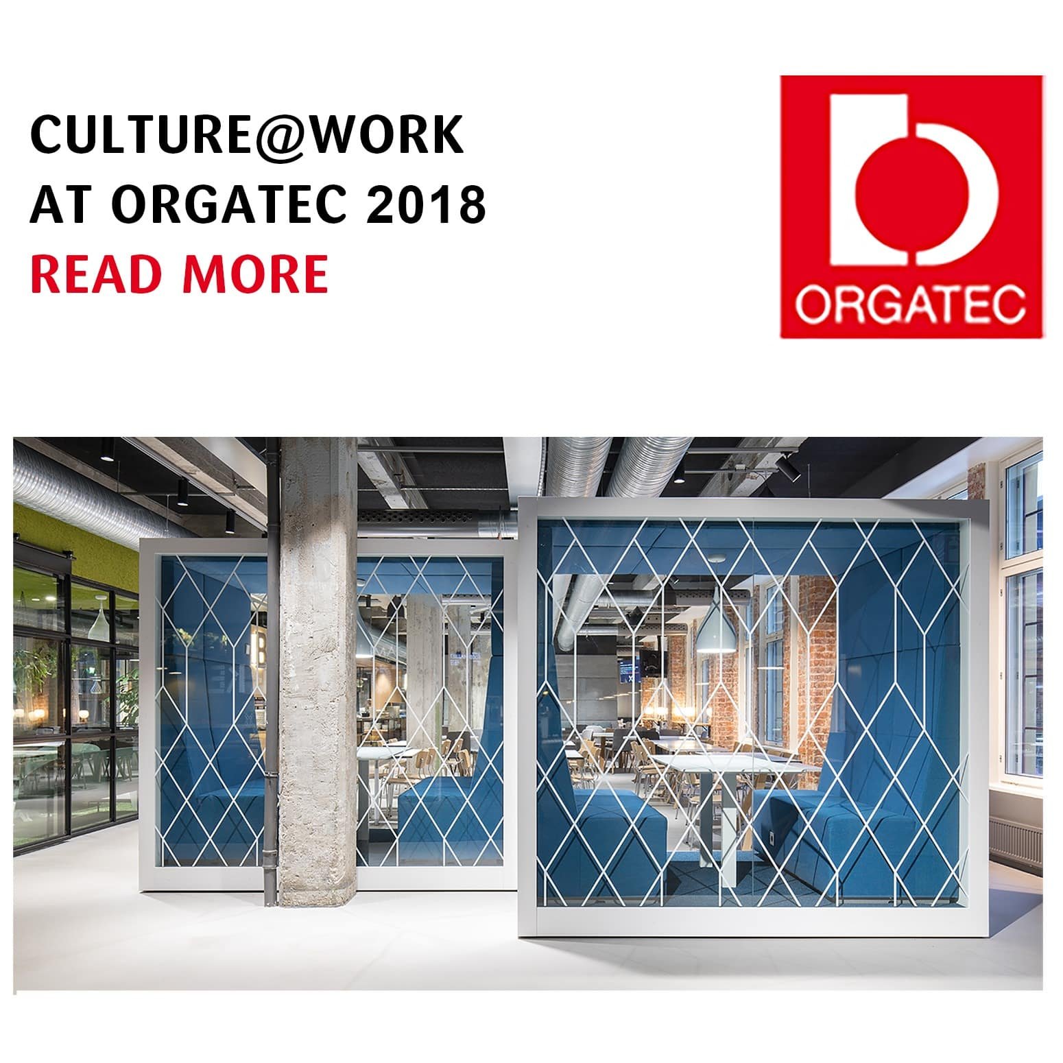 banner about INTO the Nordic Silence at Orgatec 2018