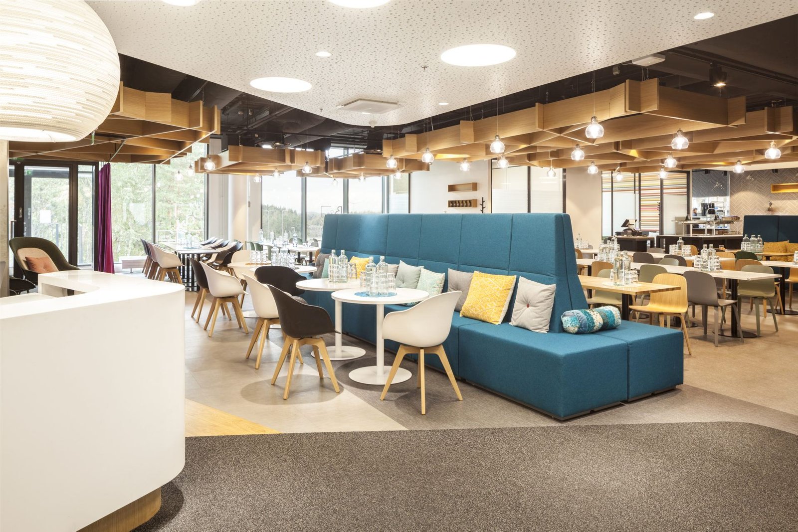 POINT sofas at Båx restaurant - INTO the Nordic Silence