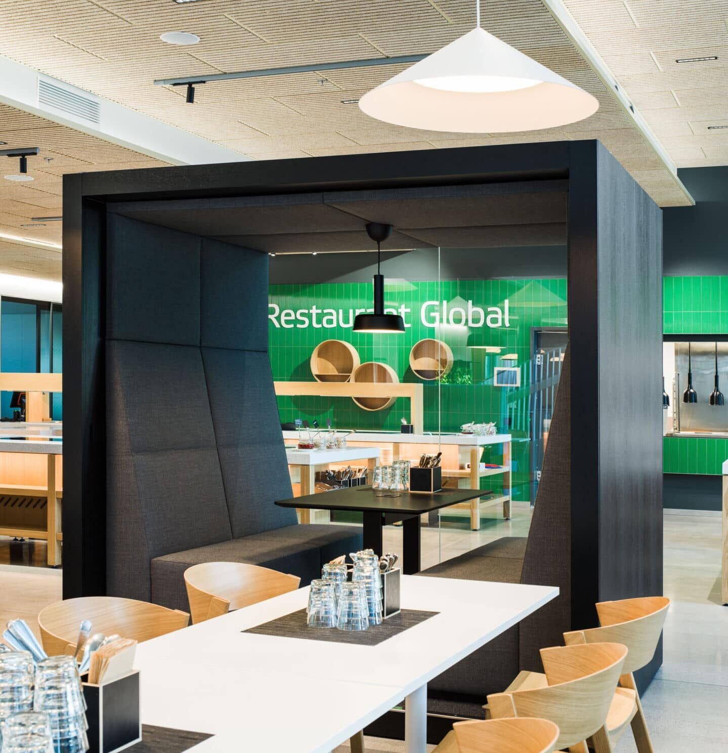 Valmet’s new activity-based office furnished with INTO Concept workplace solutions.